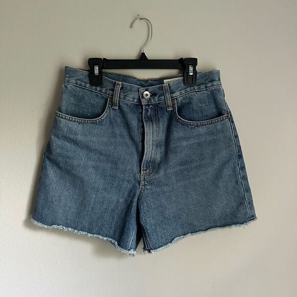 Rag & Bone Torti Short in Vintage Wash Mid Length Denim Cut Off size 27 - Picture 1 of 7